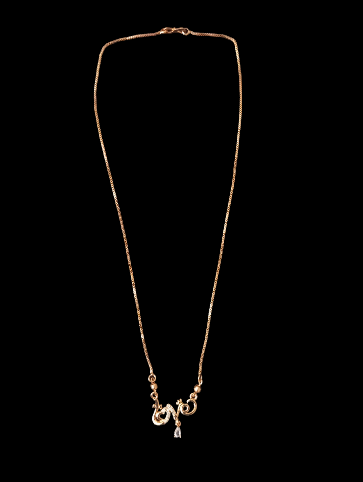 Chain with Love Pendant v5