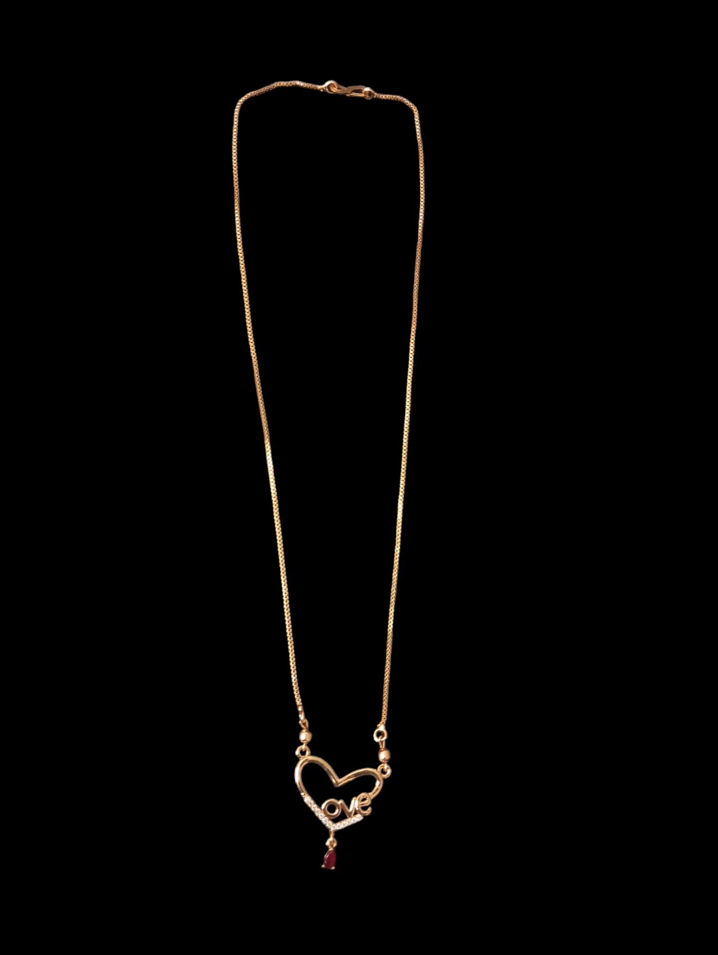 Chain with Love Pendant v7