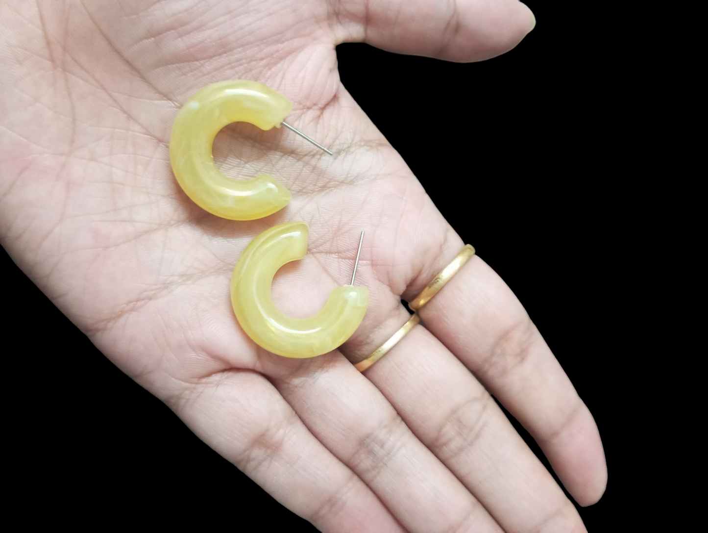 Half Hoop Earrings v1