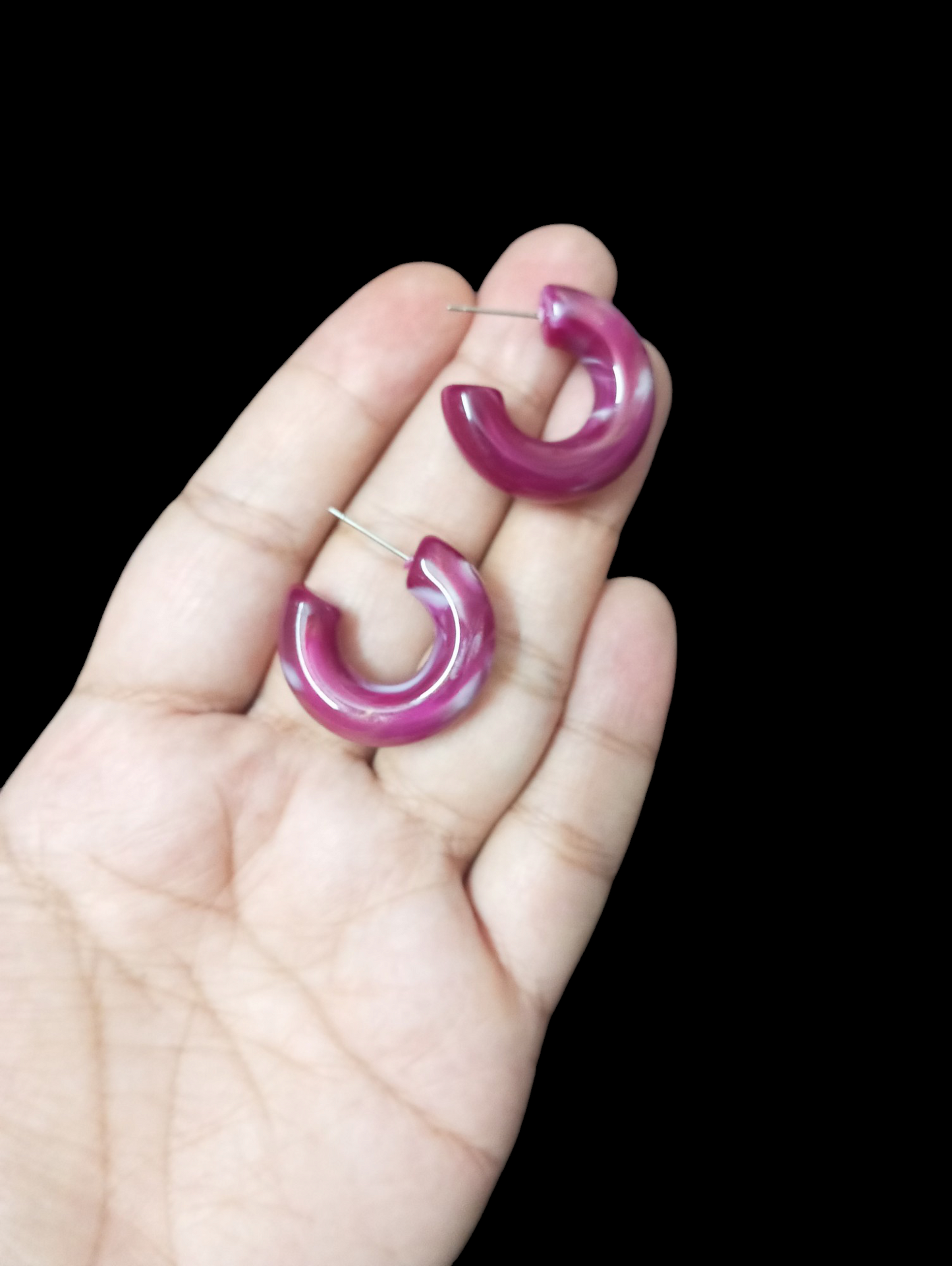 Half Hoop Earrings v6