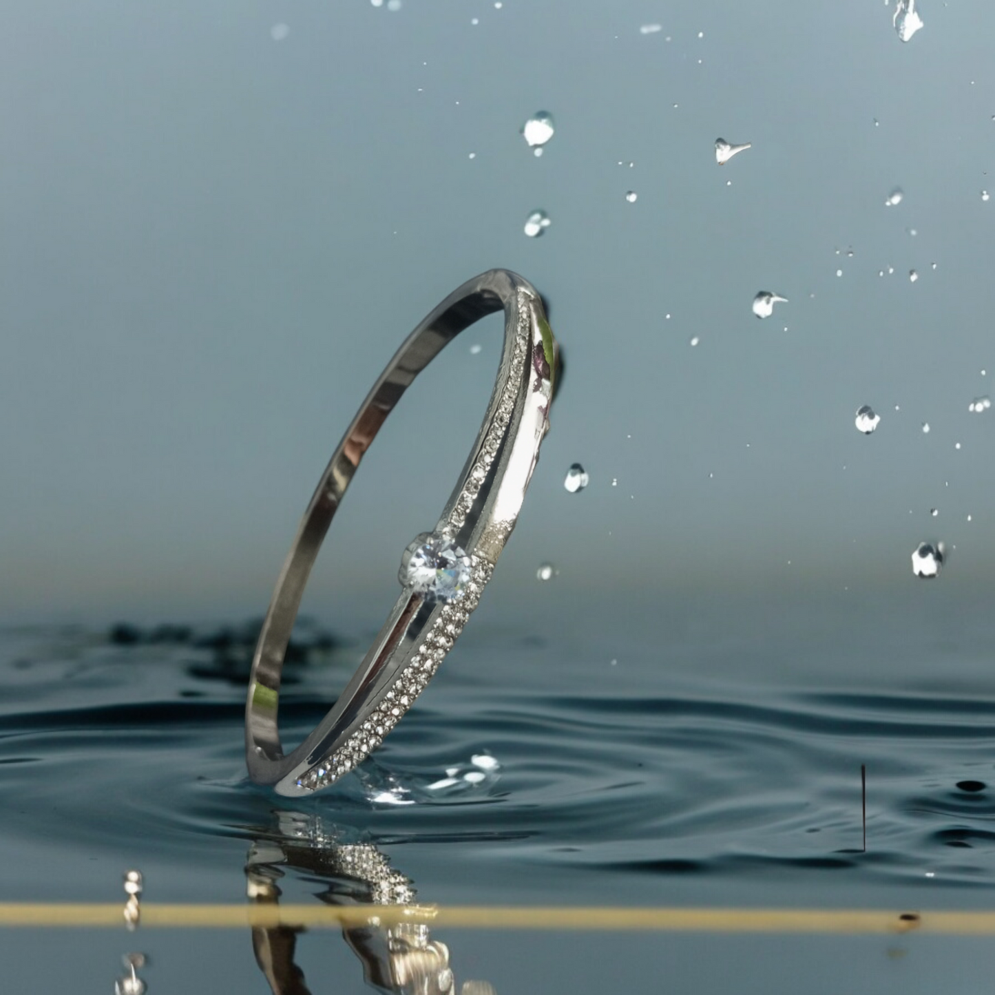 Anti Tarnish Vivid Silver Bracelet