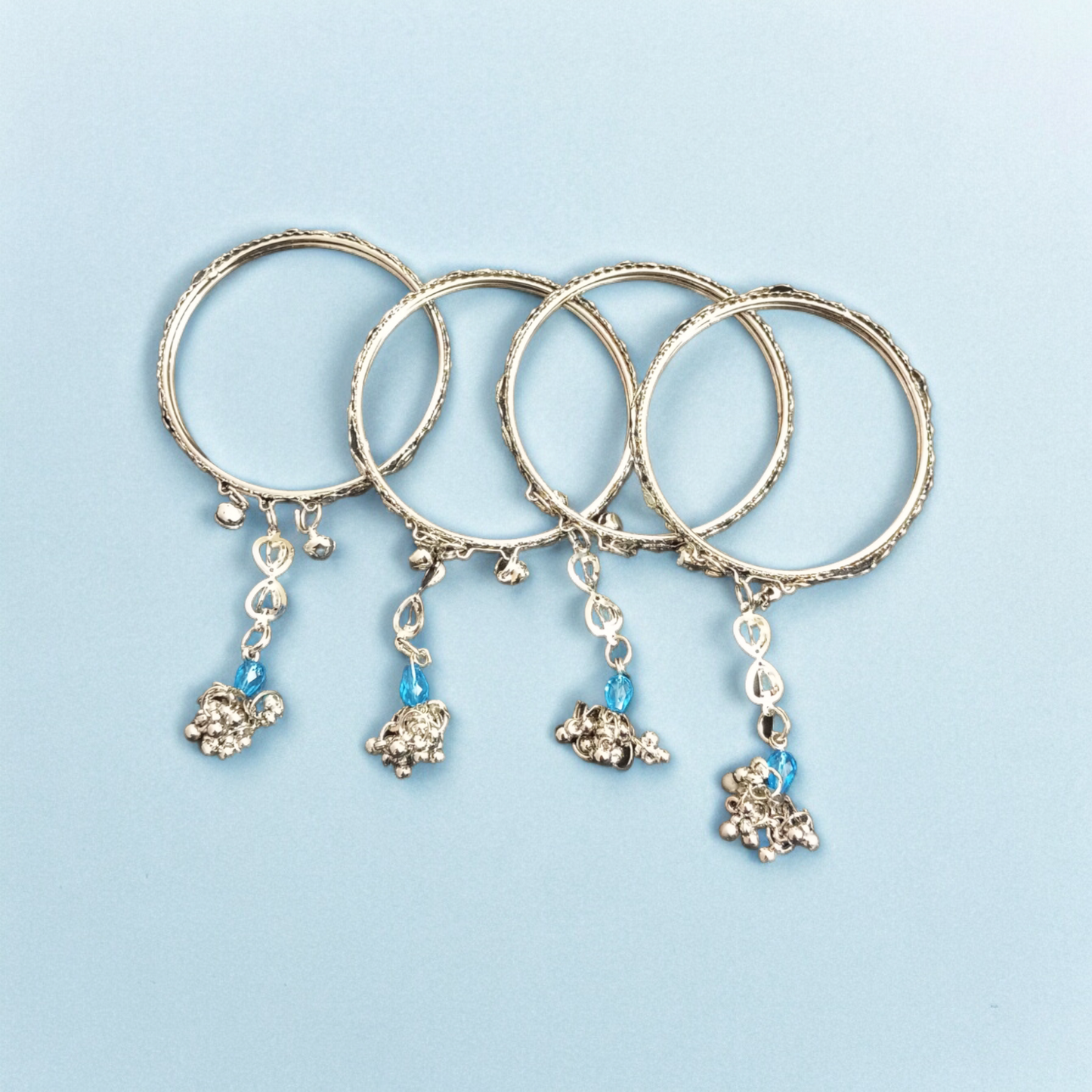 Silver Hanging Bangles