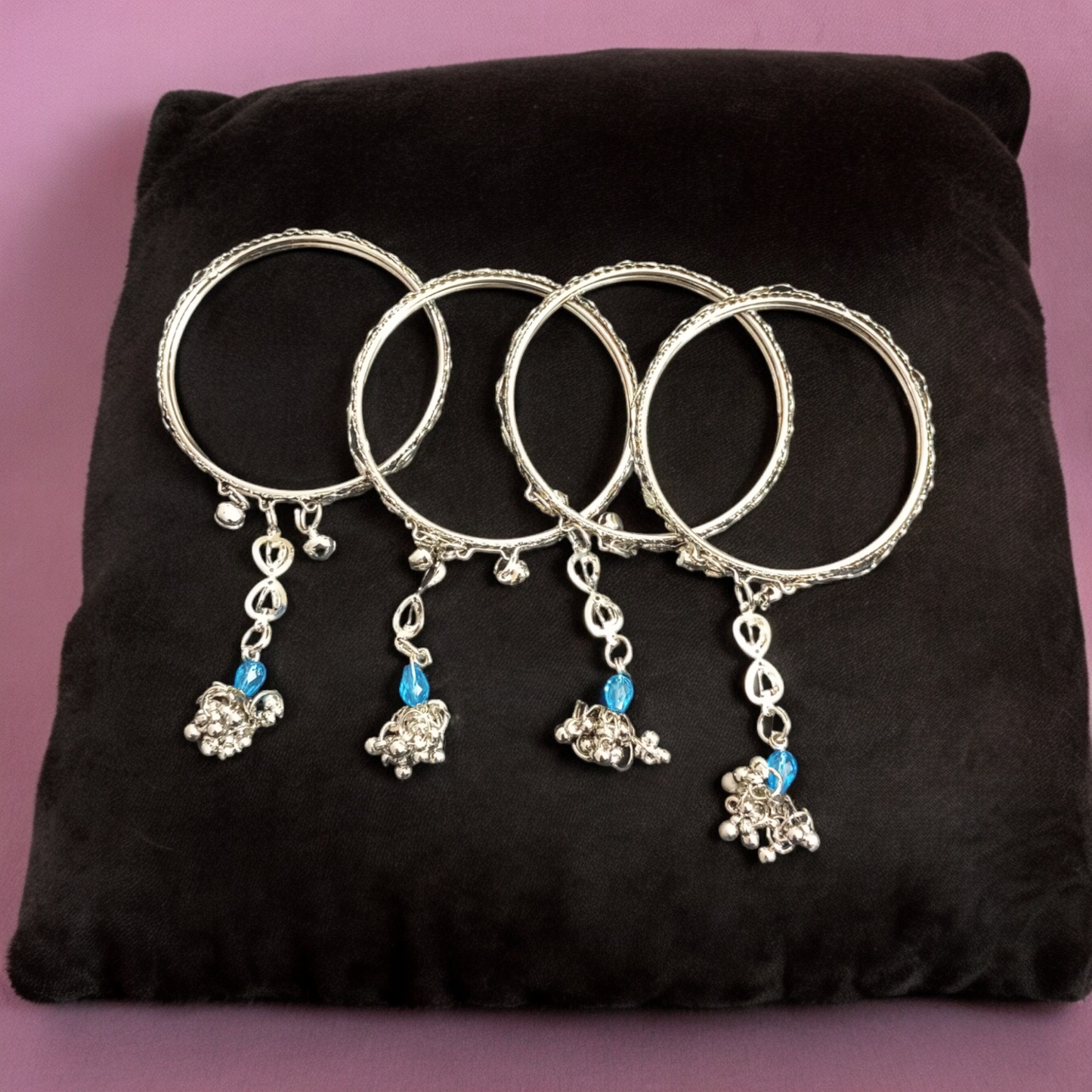Silver Hanging Bangles
