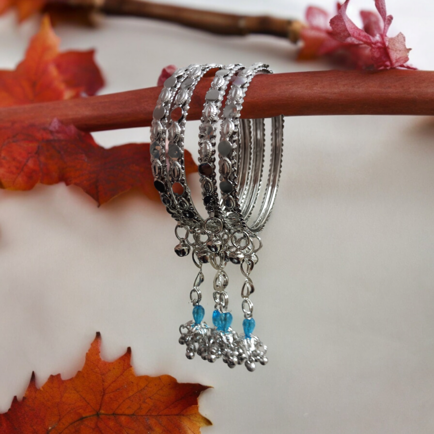 Silver Hanging Bangles