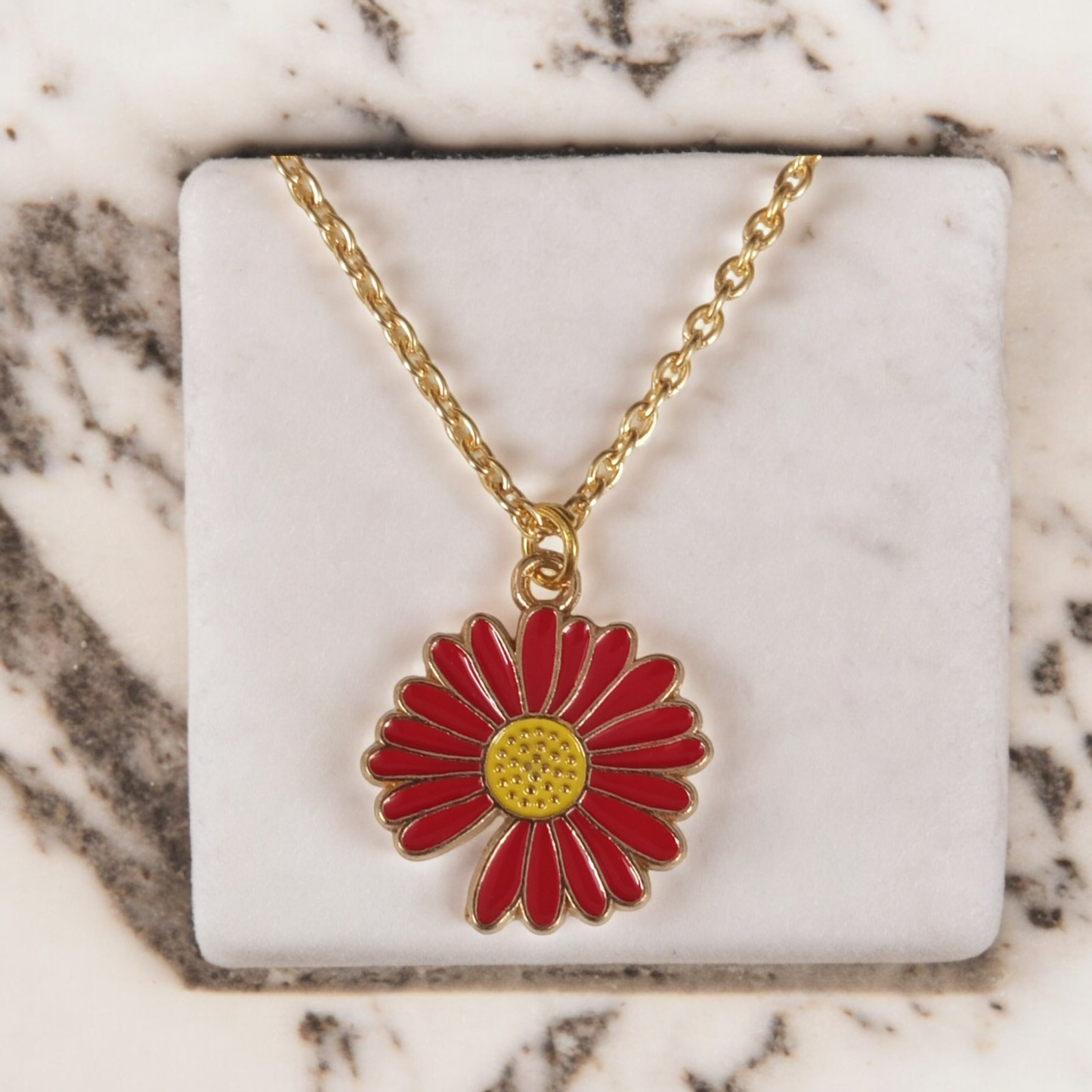 Chain with Flower Pendant