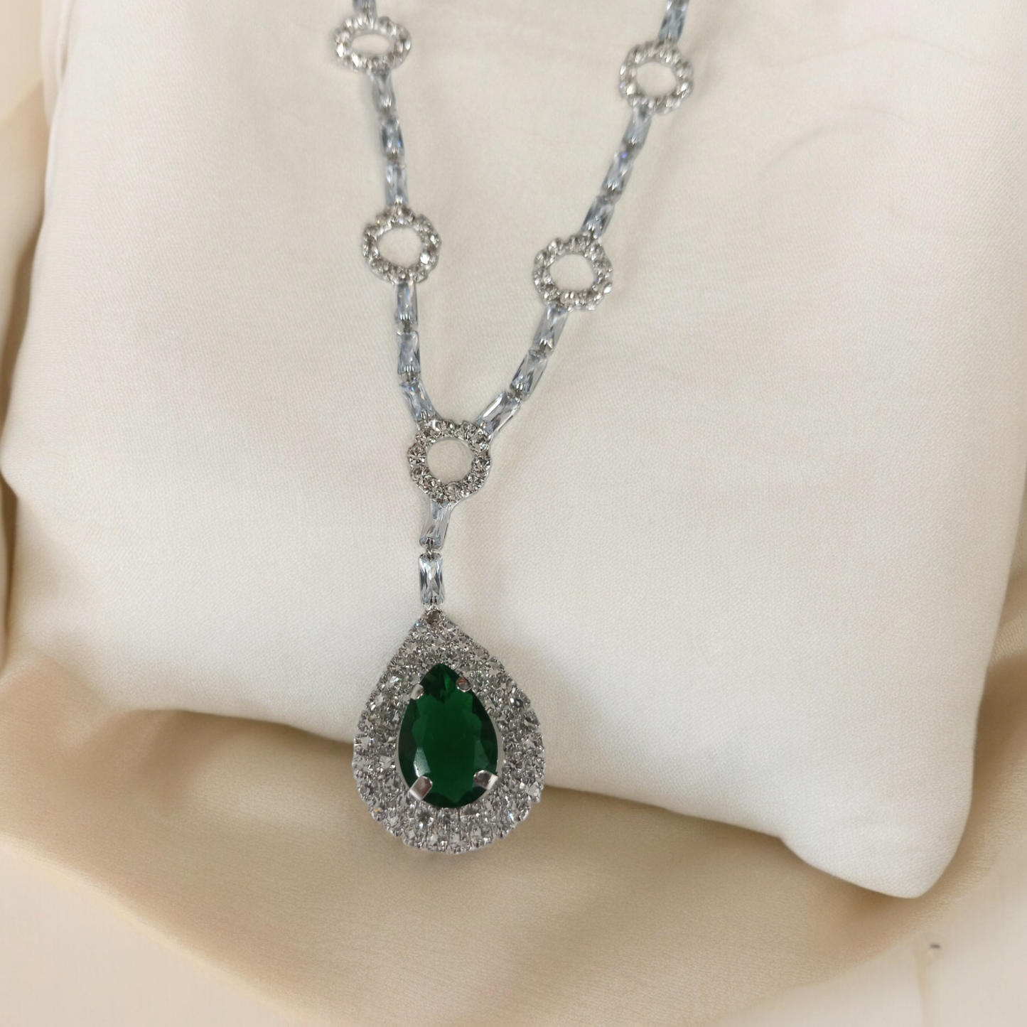 Emerald Green Necklace Set