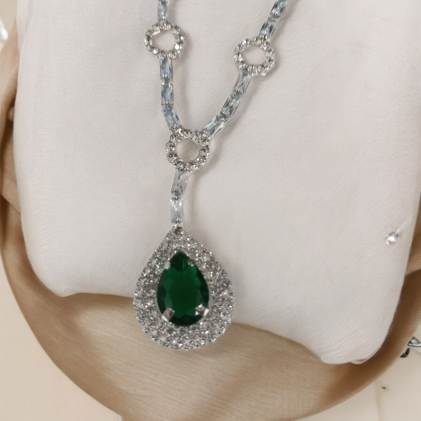 Emerald Green Necklace Set