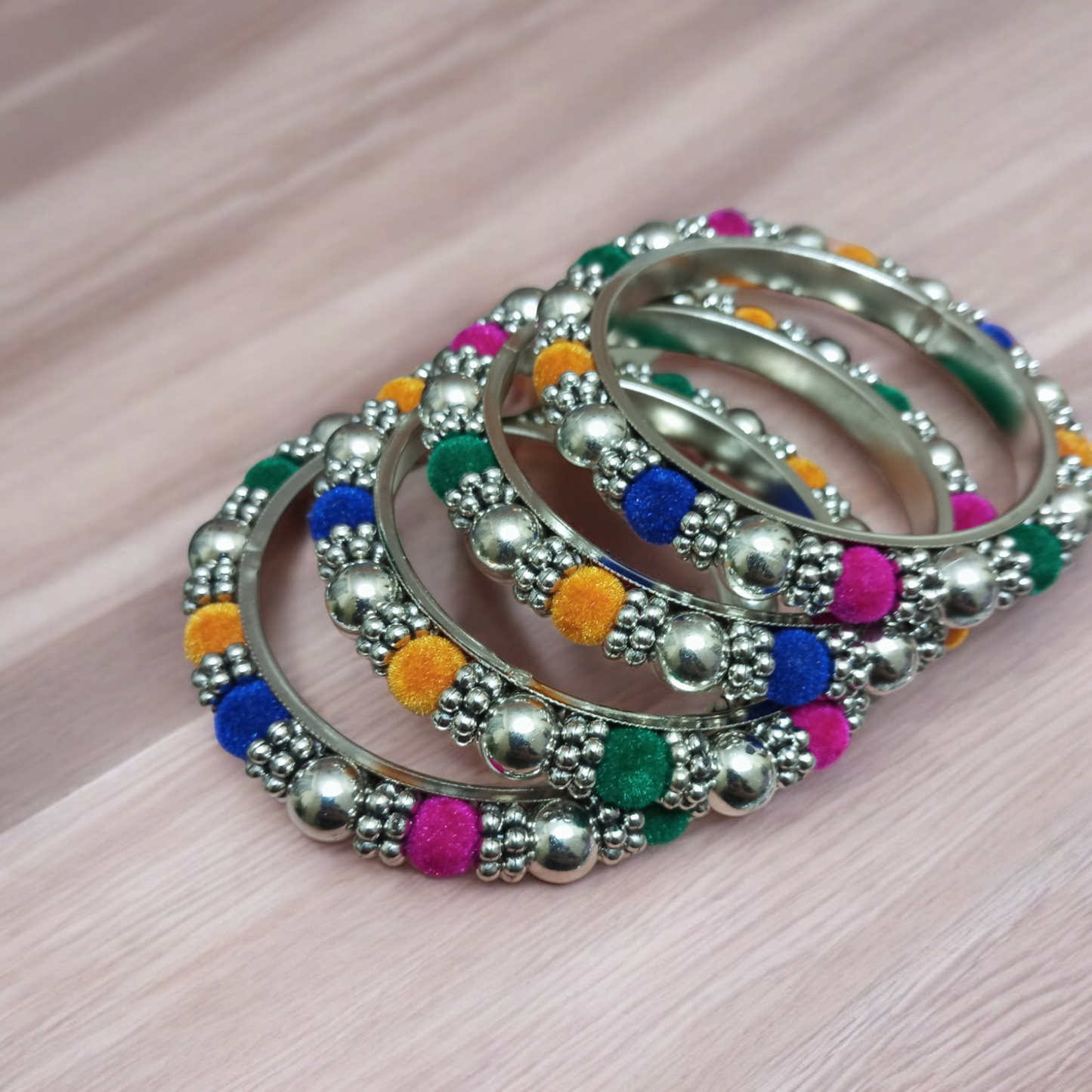 Beautiful Multicolor Bangles Set