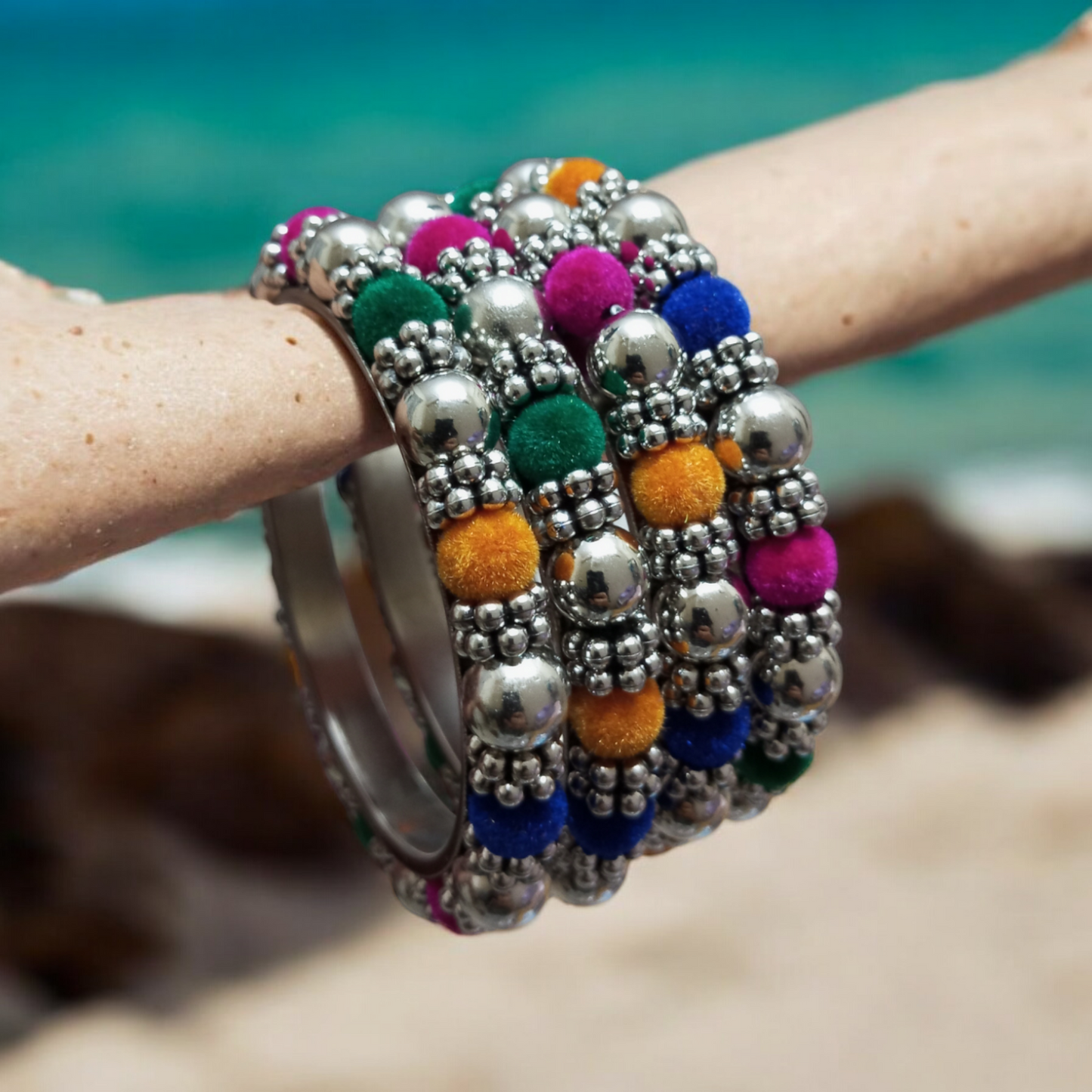 Beautiful Multicolor Bangles Set