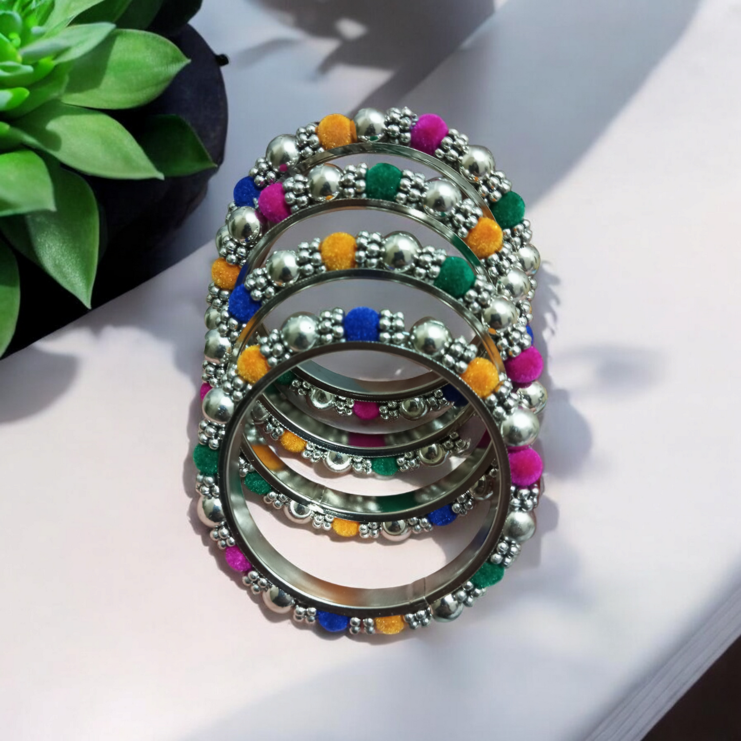 Beautiful Multicolor Bangles Set