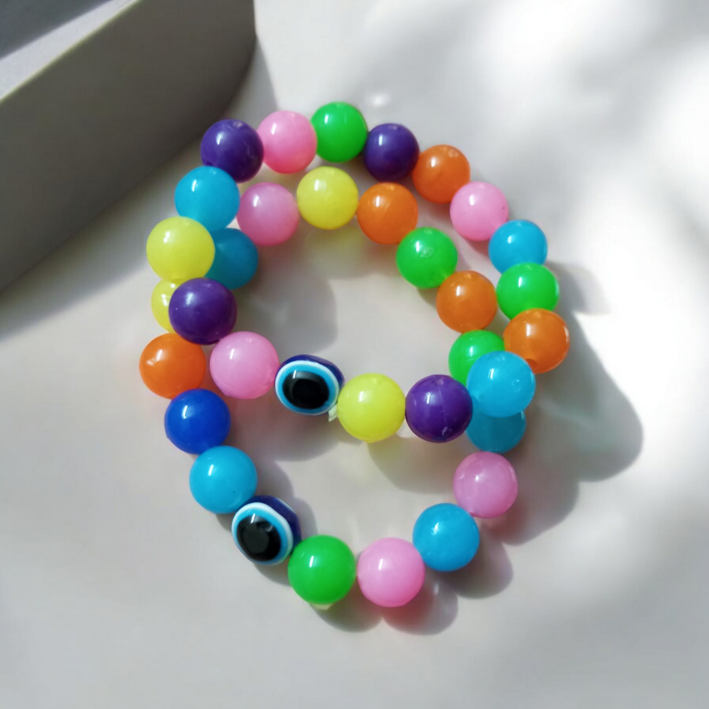 4 Evil Eye Kids Bracelets