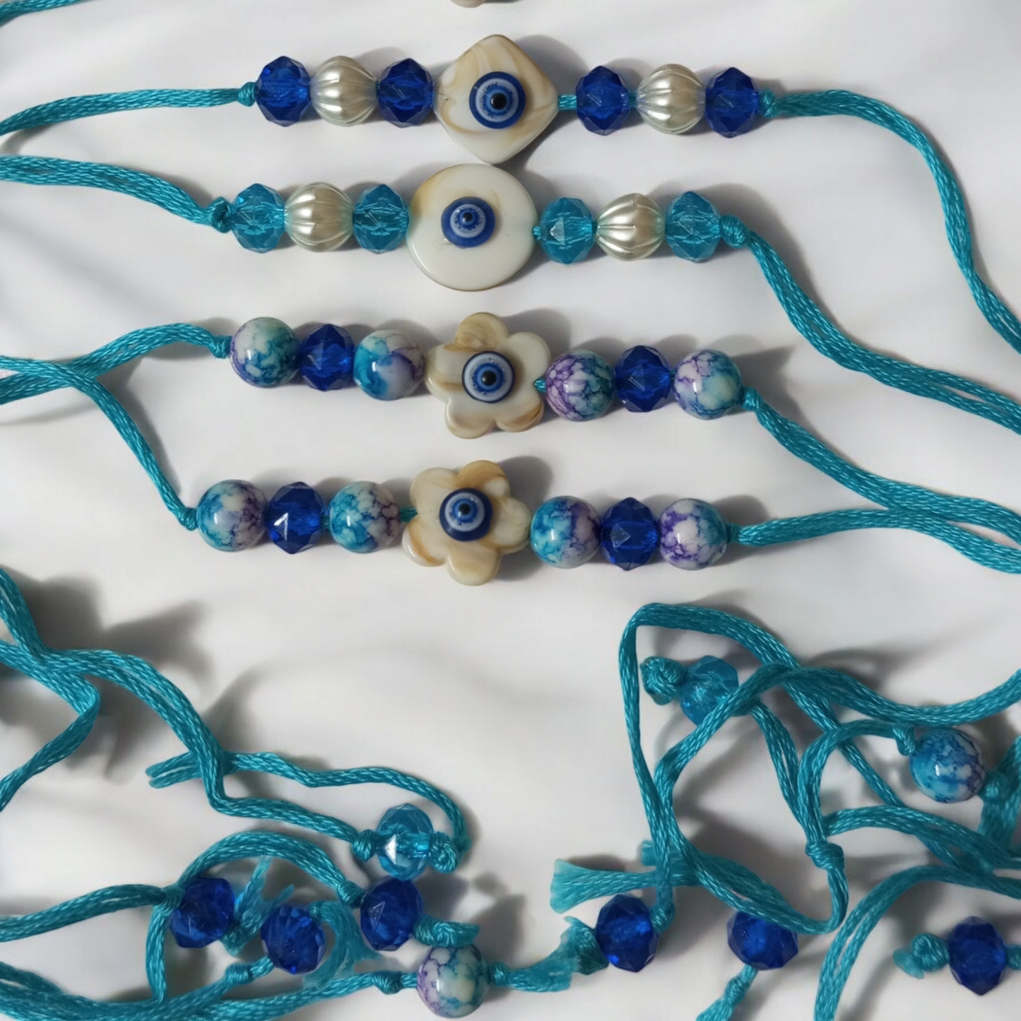 5 Evil Eye Rakhi Combo1