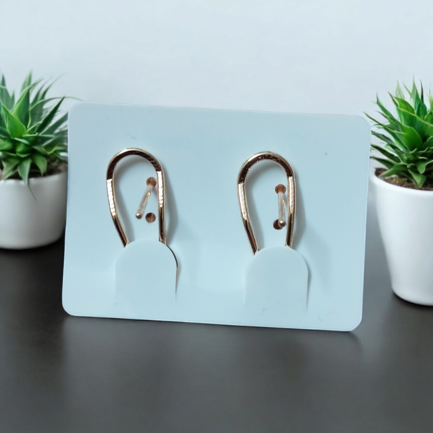 Green Flower Earrings