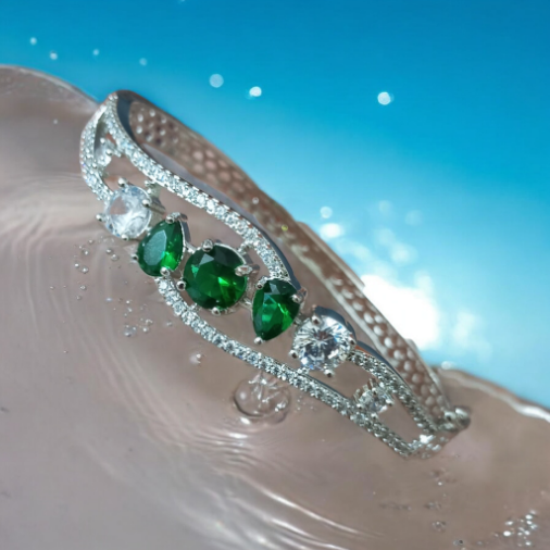 Anti Tarnish AD Silver Bracelet