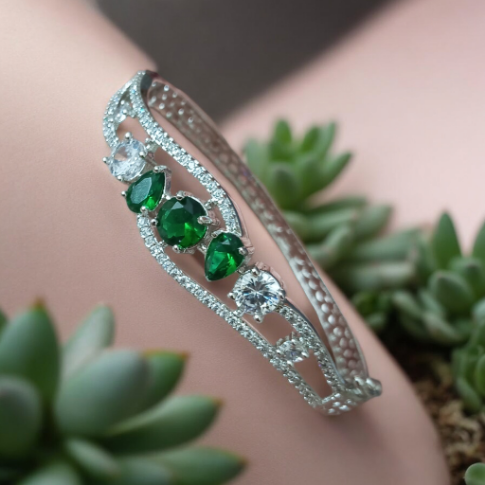 Anti Tarnish AD Silver Bracelet