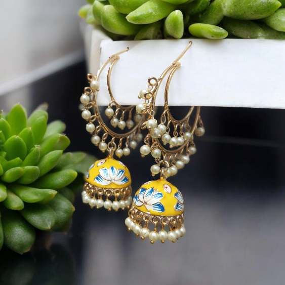 Shayara Hoop Jhumka Earrings