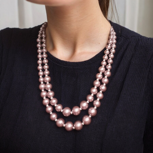 Aanvi Shell Pearl Necklace