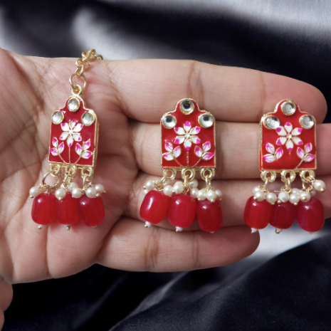Beautiful Meenakari Choker Necklace