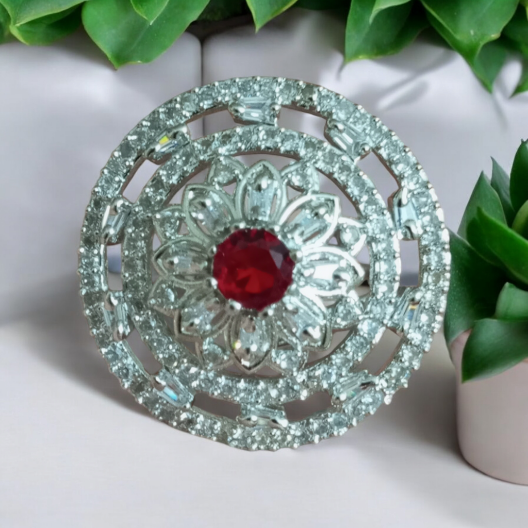 Adjustable Victoria Cocktail Ring