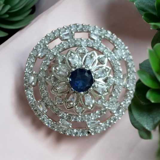 Adjustable Victoria Cocktail Ring