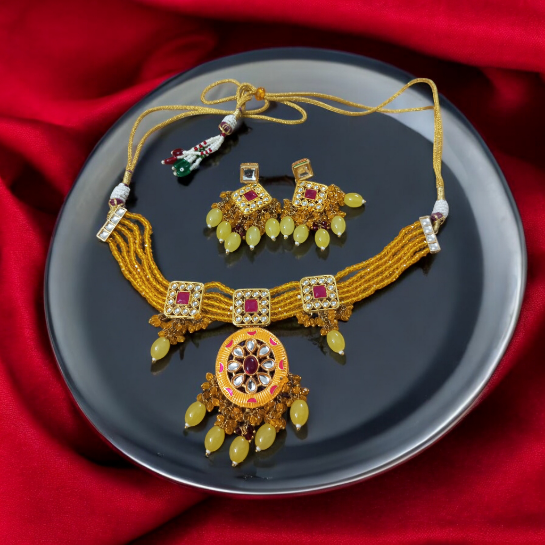 Rashiya Choker Necklace Set