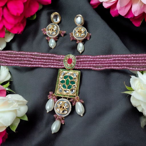 Maahini Choker Necklace Set