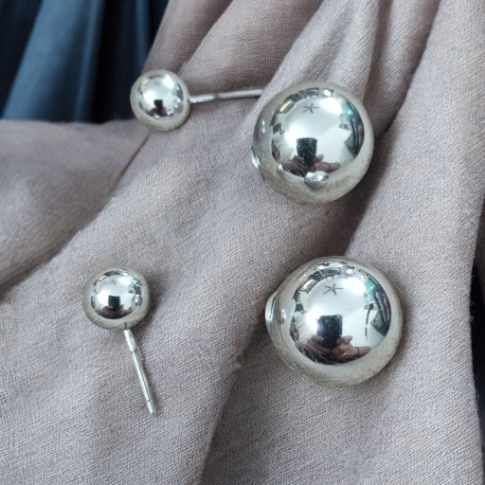 Double Sided Stud Earrings Combo