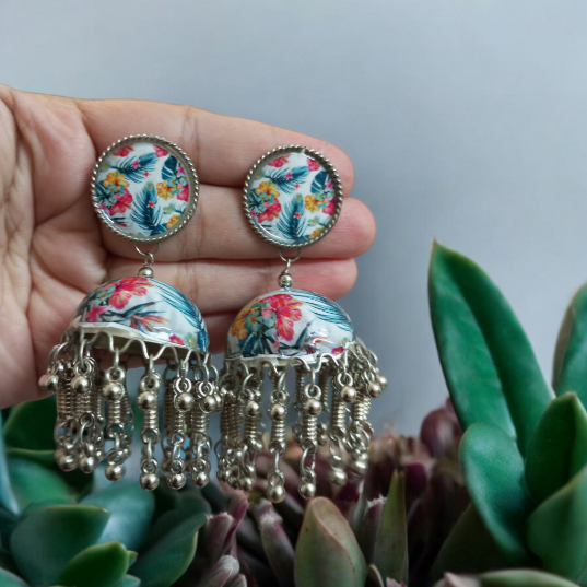 Hadhvi Lightweight Jhumka Earrings
