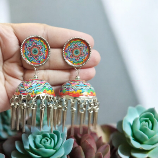 Sadhvi Lightweight Jhumka Earrings