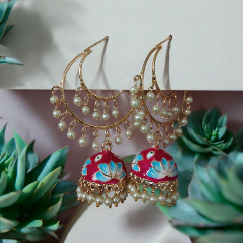 Shayara Hoop Jhumka Earrings