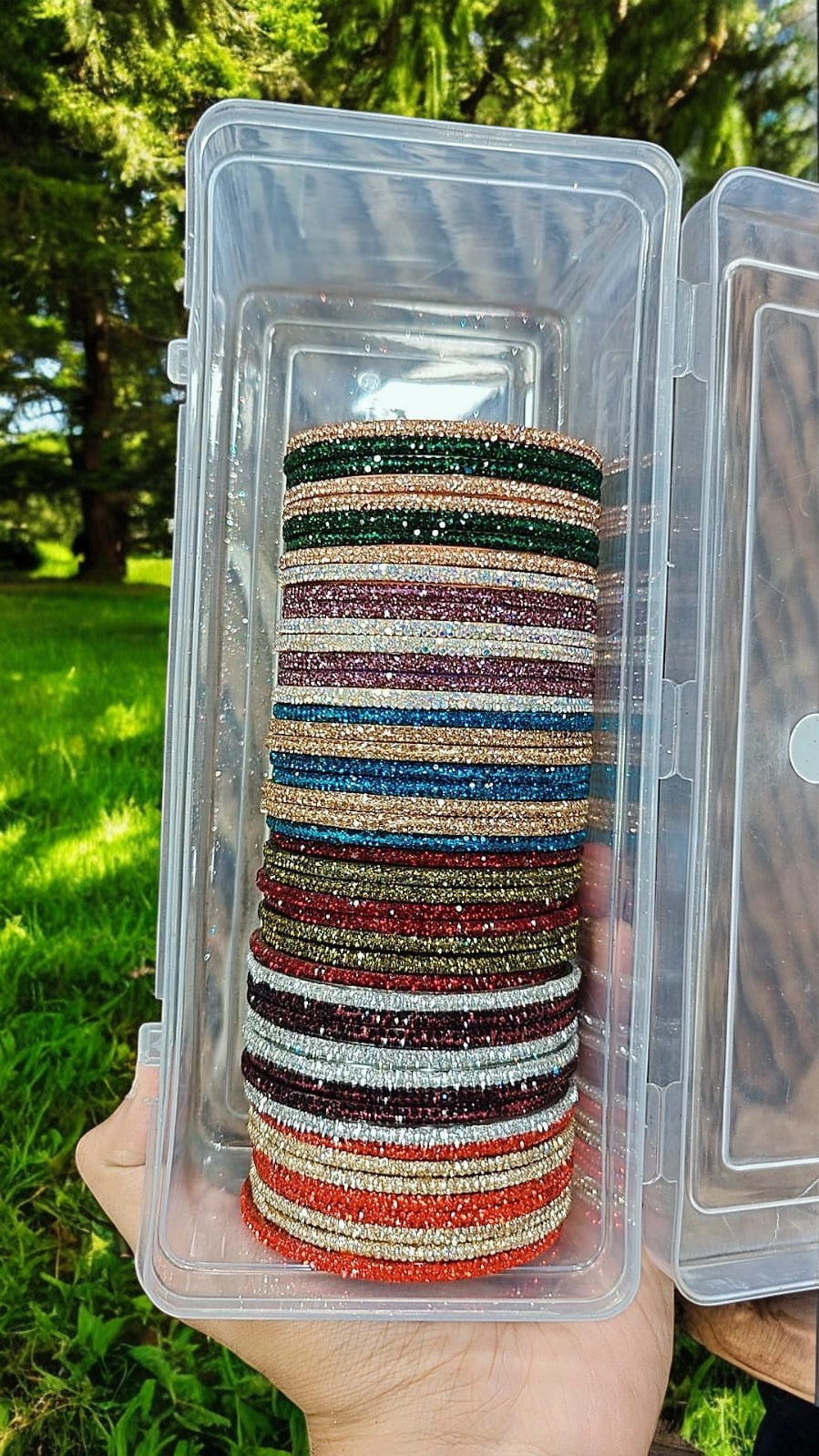 Viral Glass Bangles Set