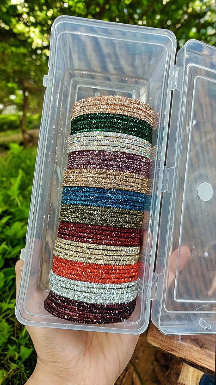 Viral Glass Bangles Set
