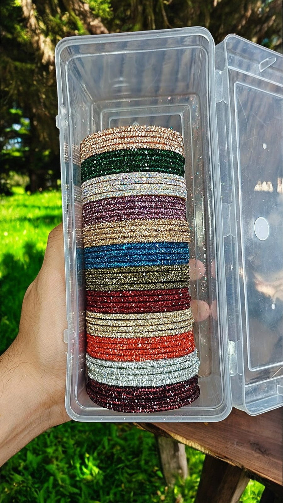 Viral Glass Bangles Set