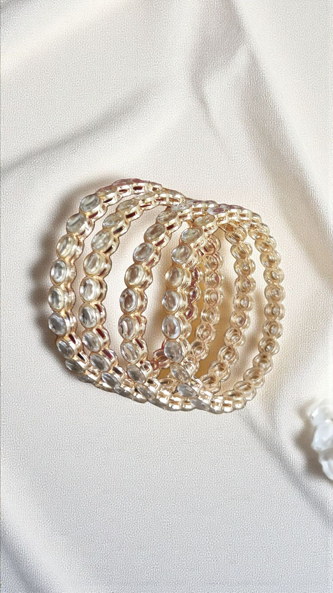Kundan Side Bangles