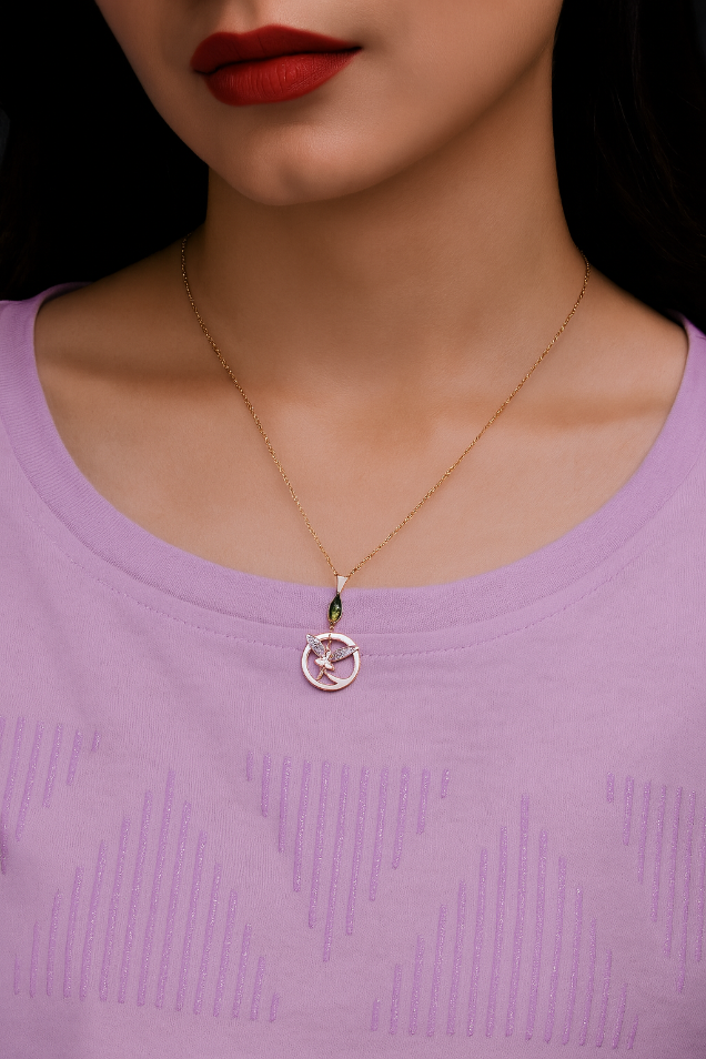 Butterfly Chain Necklace Anti Tarnish