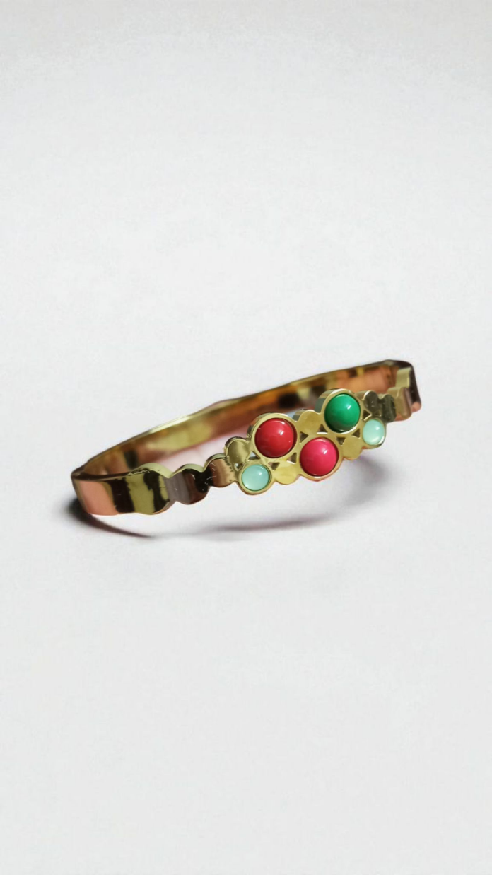 Anti Tarnish Ruby Bracelet