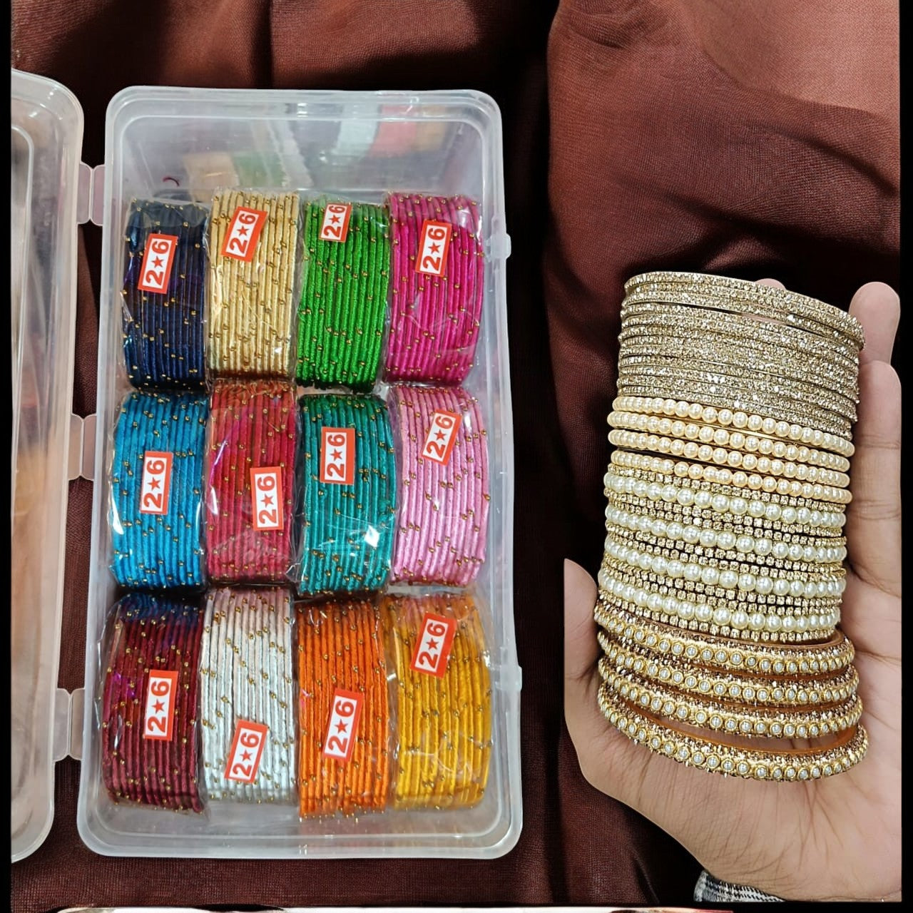 Super Queen Thread Bangles Combo Box