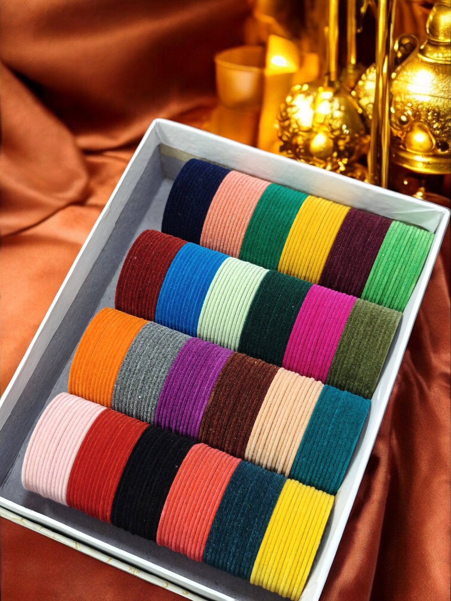 Velvet Metal Bangles Box