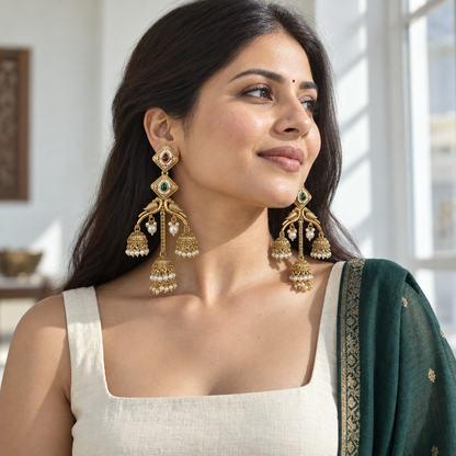 Viral Morni Kashmiri Earrings
