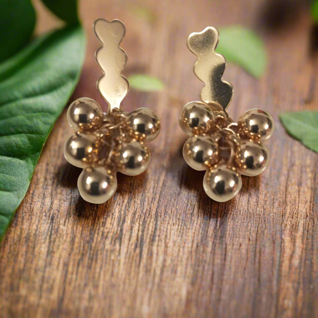 Party Ready Gold D2 Earrings