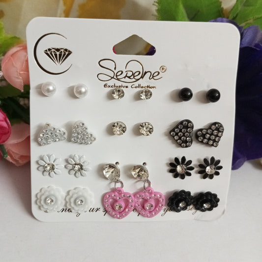 Combo of 11 Earrings- Match up with any outfit