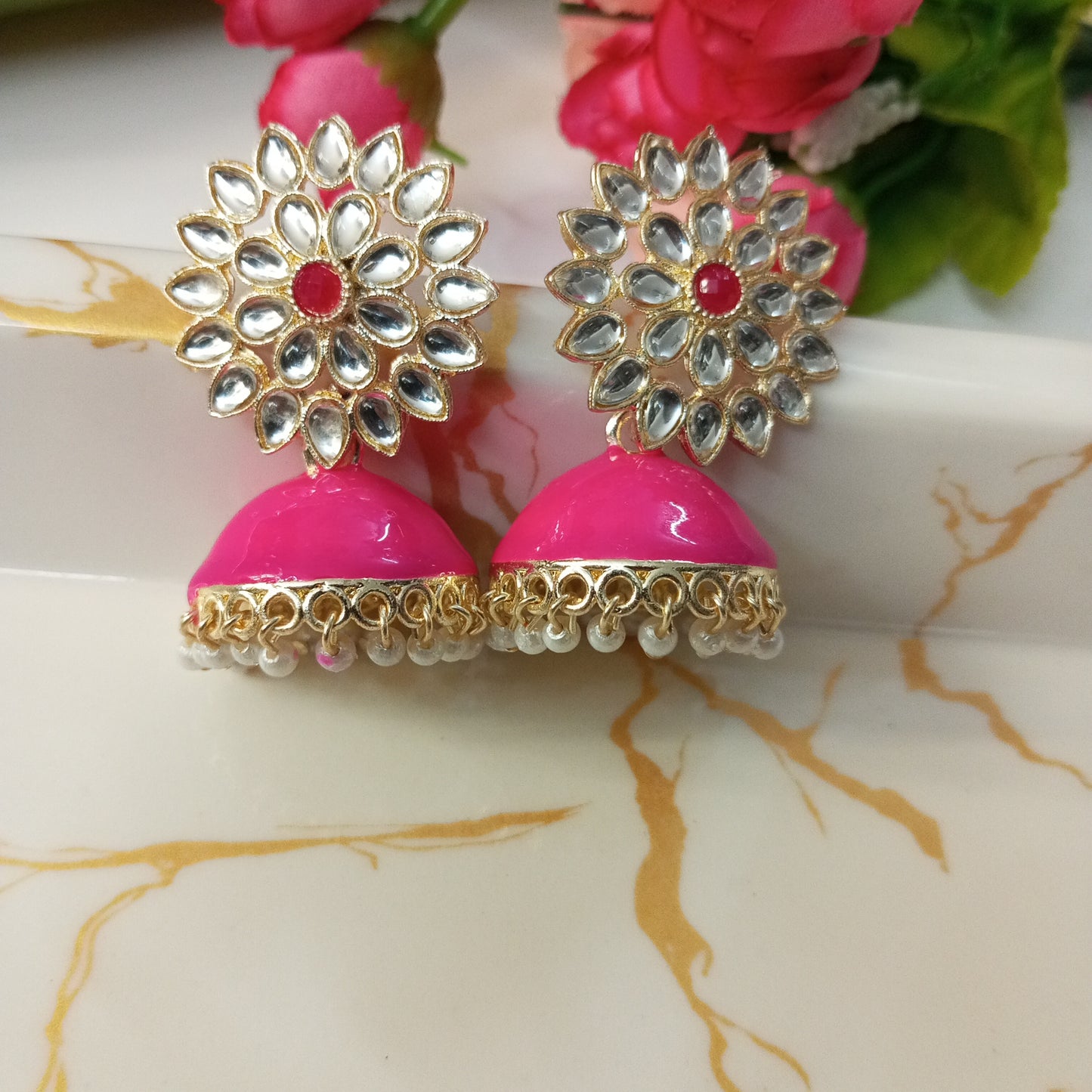 Cute Ethnic Jhumki Earrings