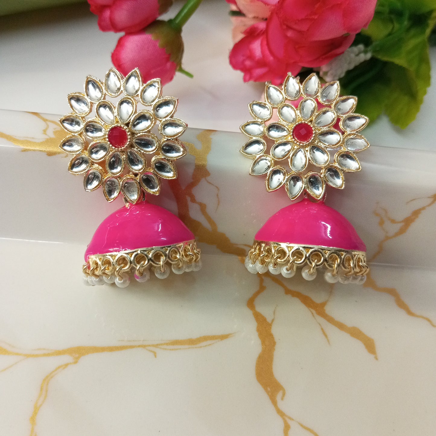 Cute Ethnic Jhumki Earrings