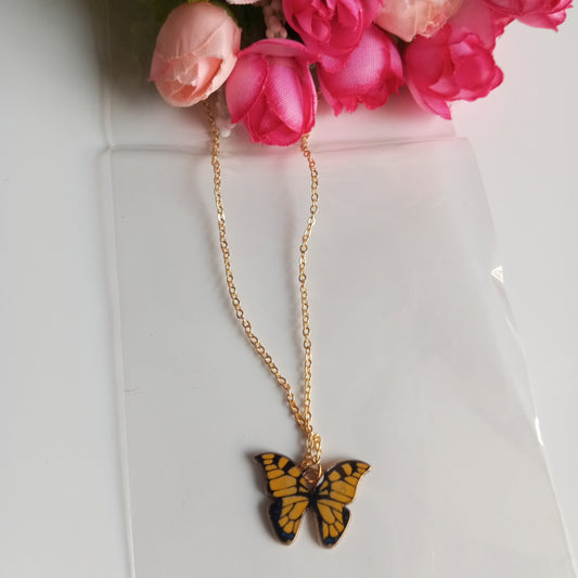 Chain with Pendant- B&Y Butterfly