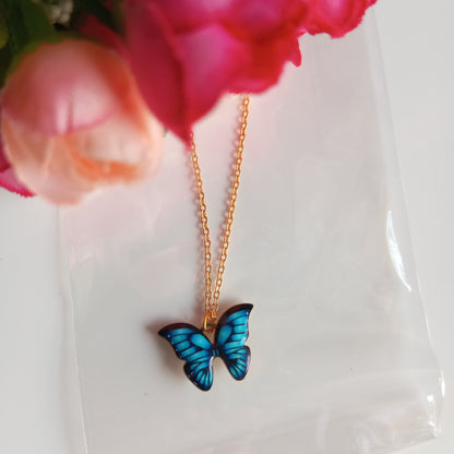 Rose Gold Chain with Pendant- B&B Butterfly