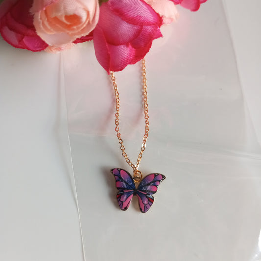 Chain with Pendant- P&P Butterfly