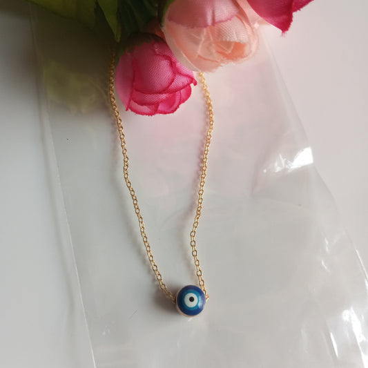 Gold Chain with Pendant- Evil Eye
