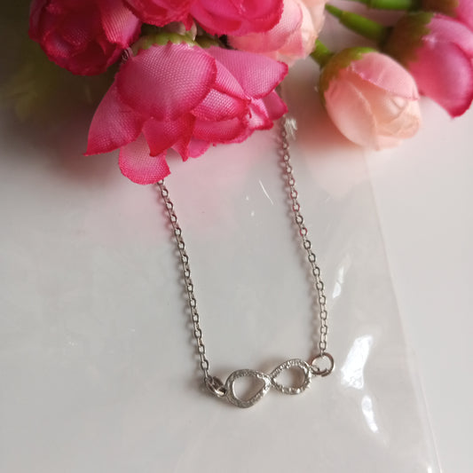 Silver Chain with Pendant- Infinity