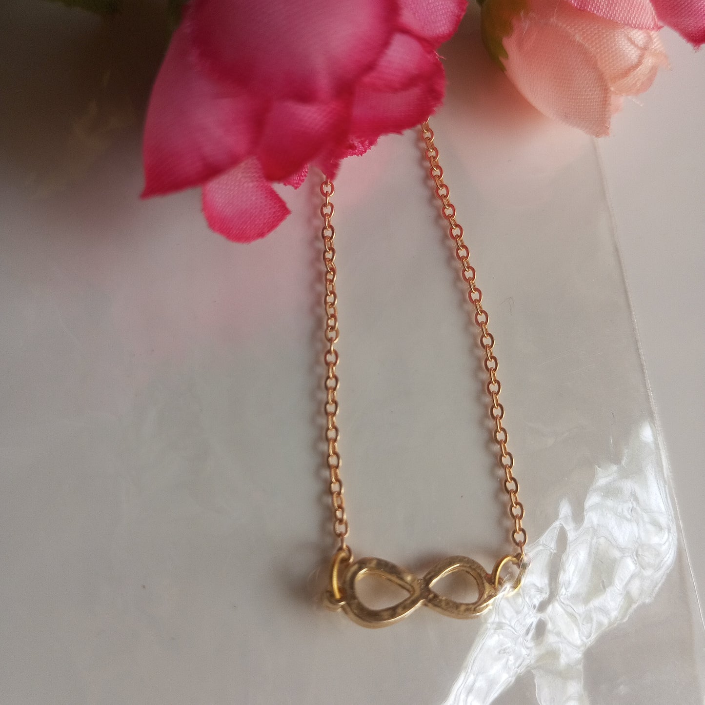 Gold Chain with Pendant- Infinity