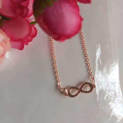 Rose Gold Chain with Pendant- Infinity